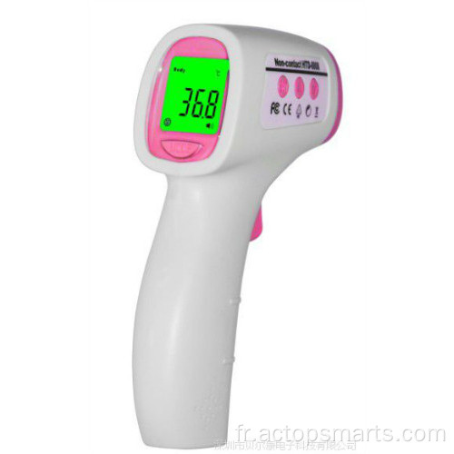 Thermomètre frontal infrarouge numérique sans contact portable
